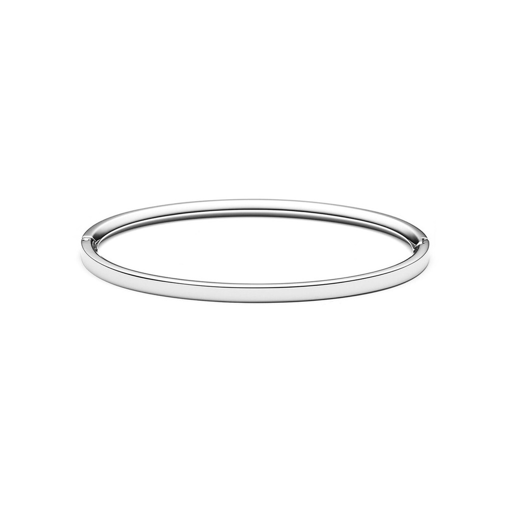 MVMT Ellipse Bangle Thin - Silver